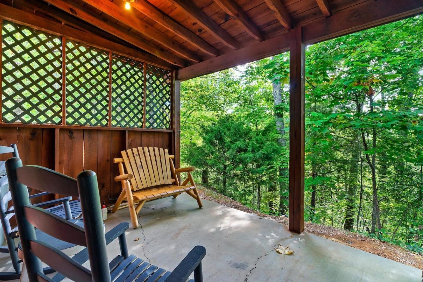 Romantic Mtn Cabin Hot Tub & Jacuzzi Views Villa Sevierville Exterior foto